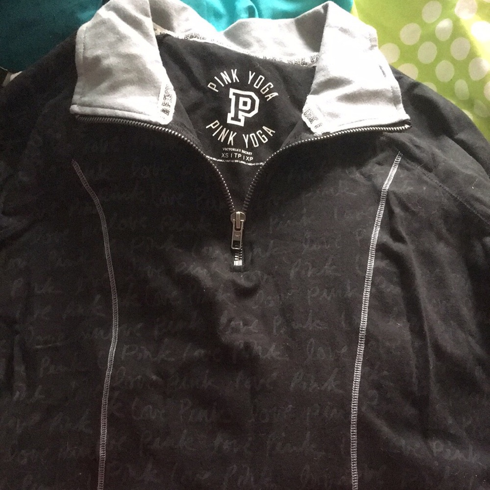 Victoria secret pink quarter zip